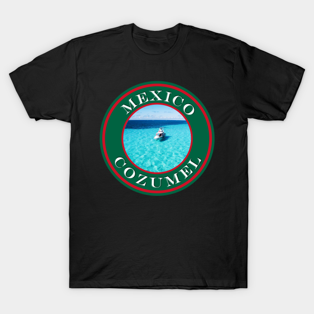 Mexico Cozumel Boat Ride Tshirt Passport Stamps Cozumel TShirt